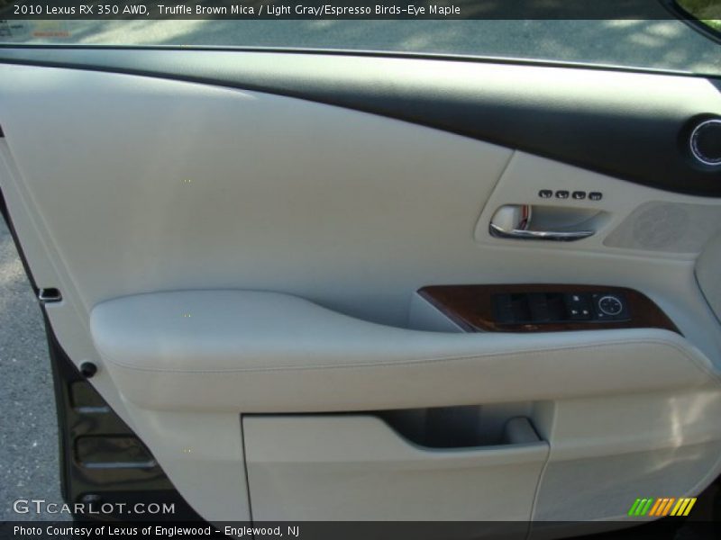 Truffle Brown Mica / Light Gray/Espresso Birds-Eye Maple 2010 Lexus RX 350 AWD