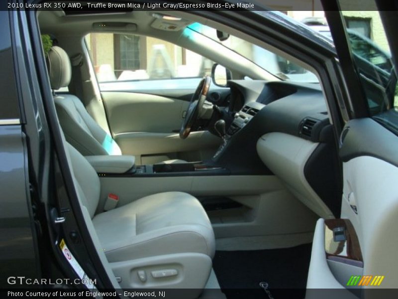 Truffle Brown Mica / Light Gray/Espresso Birds-Eye Maple 2010 Lexus RX 350 AWD