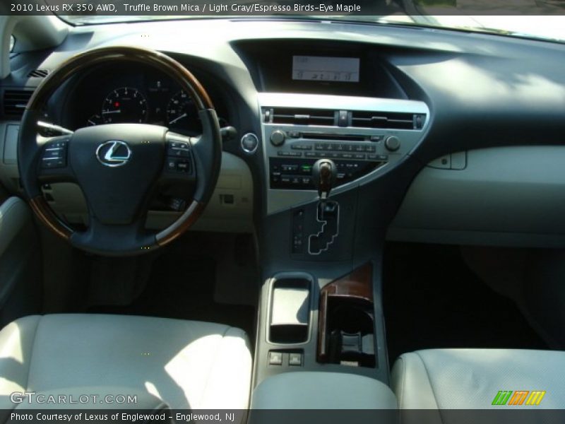 Truffle Brown Mica / Light Gray/Espresso Birds-Eye Maple 2010 Lexus RX 350 AWD