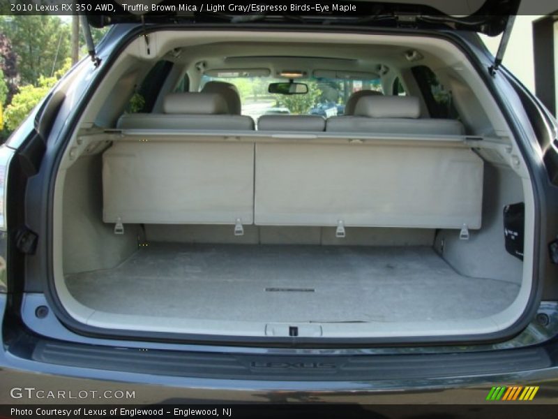 Truffle Brown Mica / Light Gray/Espresso Birds-Eye Maple 2010 Lexus RX 350 AWD