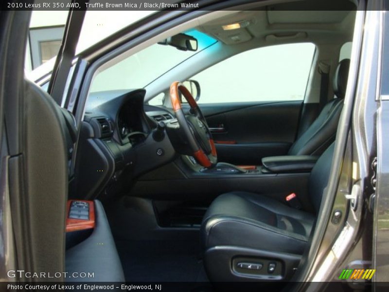 Truffle Brown Mica / Black/Brown Walnut 2010 Lexus RX 350 AWD