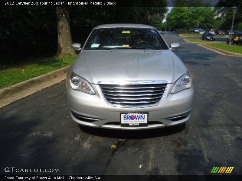 Bright Silver Metallic / Black 2012 Chrysler 200 Touring Sedan