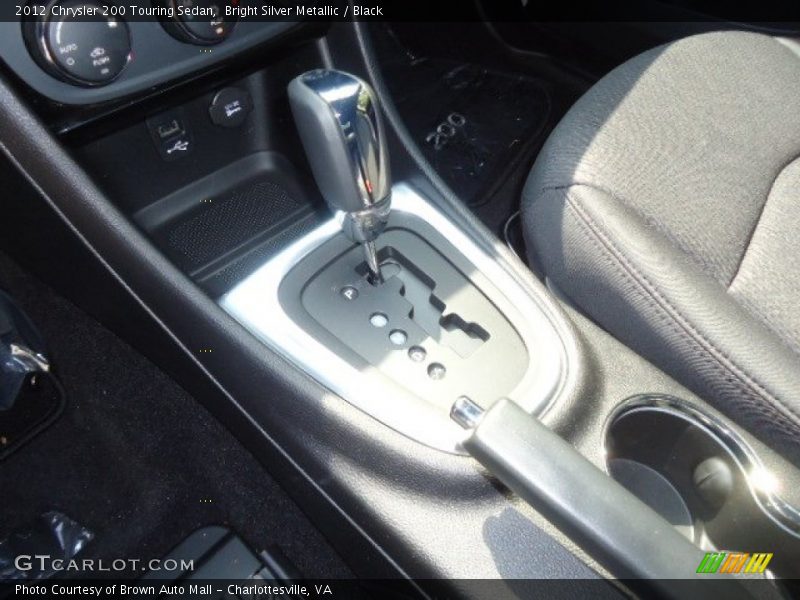 Bright Silver Metallic / Black 2012 Chrysler 200 Touring Sedan