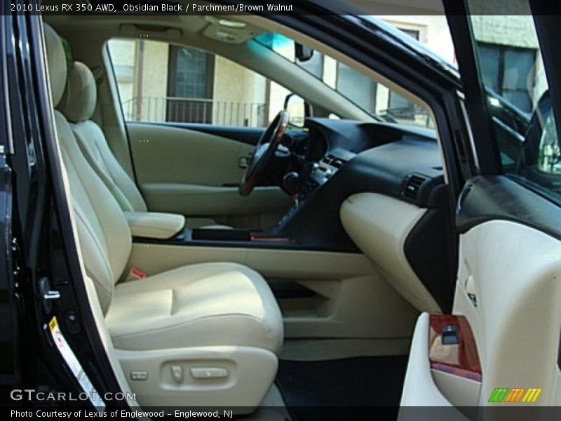 Obsidian Black / Parchment/Brown Walnut 2010 Lexus RX 350 AWD