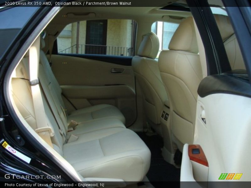 Obsidian Black / Parchment/Brown Walnut 2010 Lexus RX 350 AWD