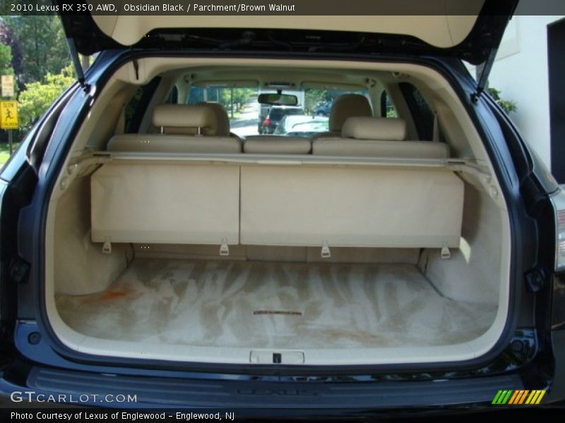 Obsidian Black / Parchment/Brown Walnut 2010 Lexus RX 350 AWD