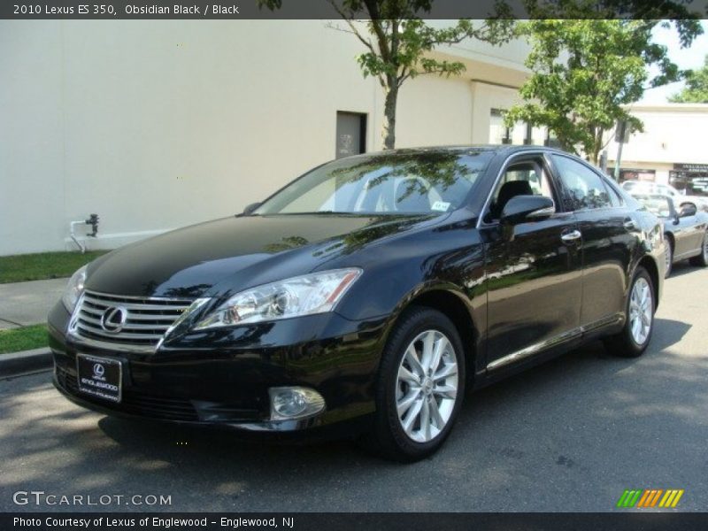 Obsidian Black / Black 2010 Lexus ES 350