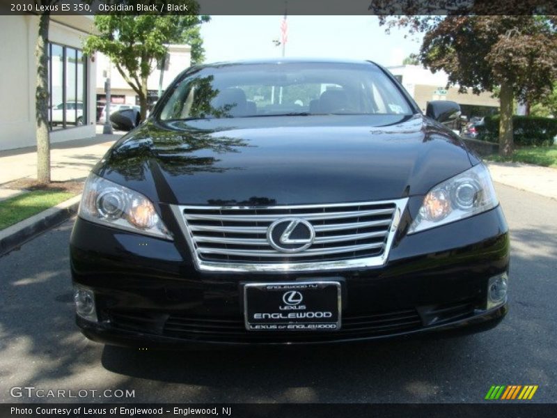 Obsidian Black / Black 2010 Lexus ES 350