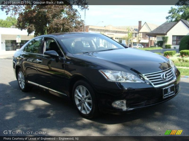 Obsidian Black / Black 2010 Lexus ES 350