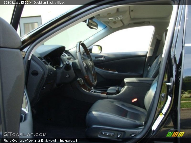 Obsidian Black / Black 2010 Lexus ES 350