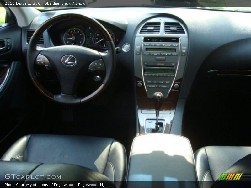 Obsidian Black / Black 2010 Lexus ES 350