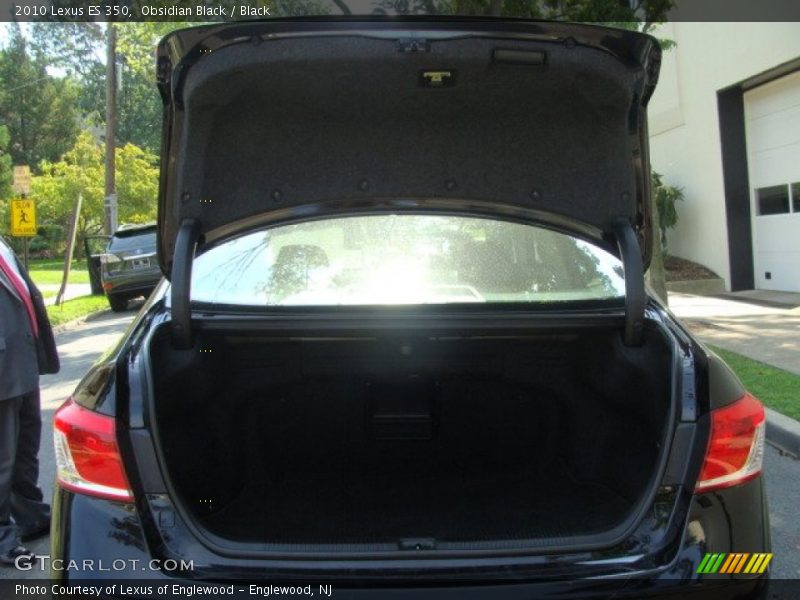 Obsidian Black / Black 2010 Lexus ES 350