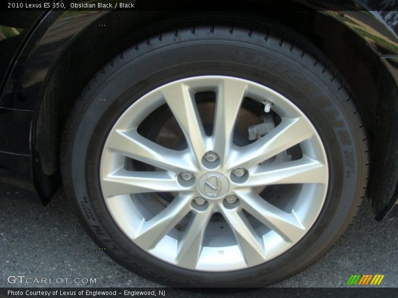 Obsidian Black / Black 2010 Lexus ES 350