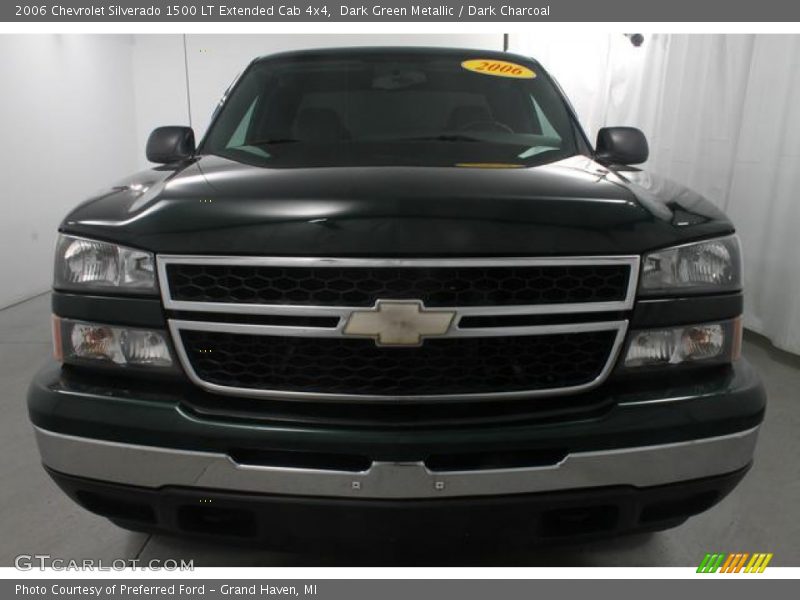 Dark Green Metallic / Dark Charcoal 2006 Chevrolet Silverado 1500 LT Extended Cab 4x4