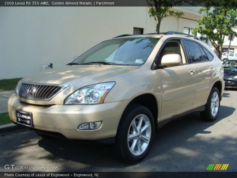 Golden Almond Metallic / Parchment 2009 Lexus RX 350 AWD