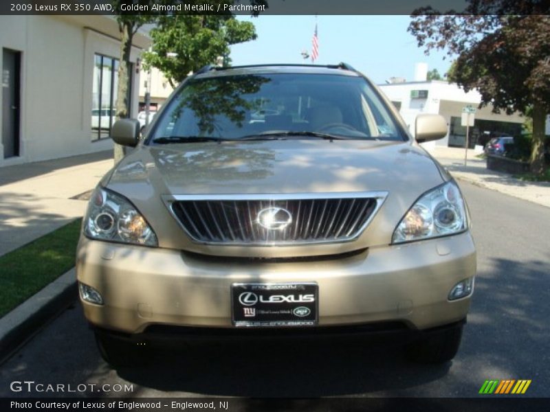 Golden Almond Metallic / Parchment 2009 Lexus RX 350 AWD