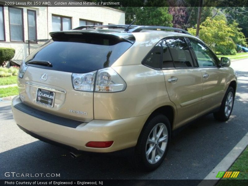 Golden Almond Metallic / Parchment 2009 Lexus RX 350 AWD