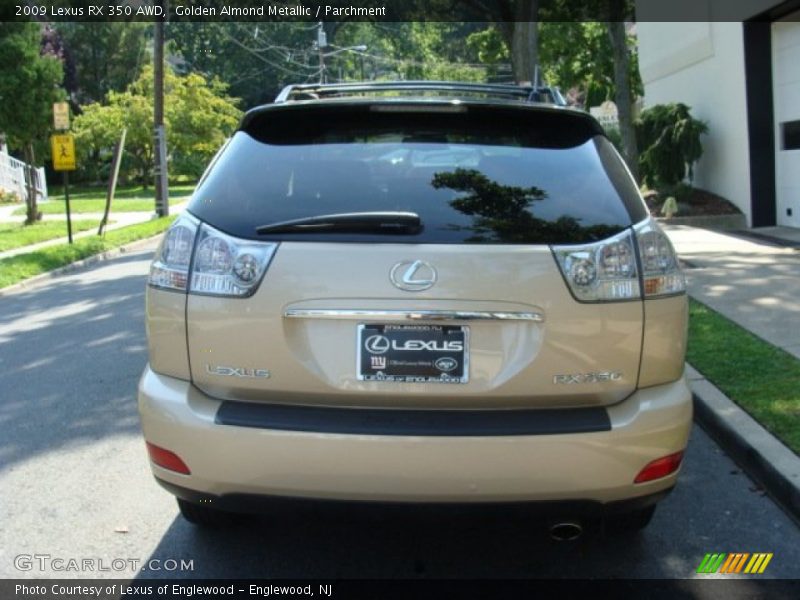 Golden Almond Metallic / Parchment 2009 Lexus RX 350 AWD