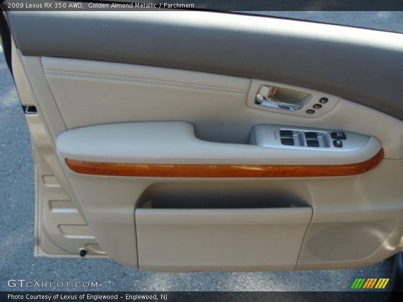 Golden Almond Metallic / Parchment 2009 Lexus RX 350 AWD