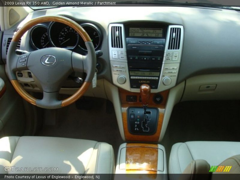 Golden Almond Metallic / Parchment 2009 Lexus RX 350 AWD