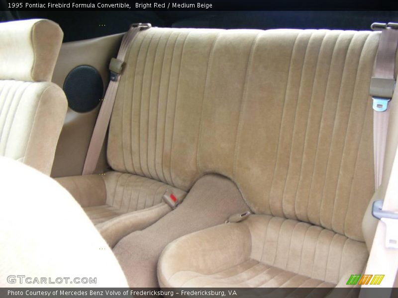 Bright Red / Medium Beige 1995 Pontiac Firebird Formula Convertible