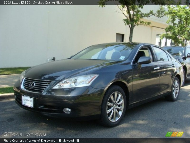 Smokey Granite Mica / Black 2009 Lexus ES 350