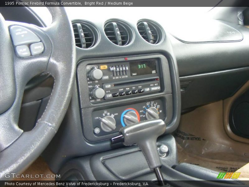 Bright Red / Medium Beige 1995 Pontiac Firebird Formula Convertible