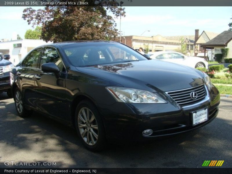 Smokey Granite Mica / Black 2009 Lexus ES 350