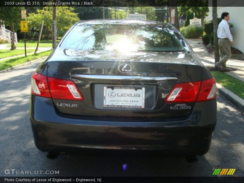 Smokey Granite Mica / Black 2009 Lexus ES 350