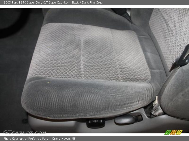 Black / Dark Flint Grey 2003 Ford F250 Super Duty XLT SuperCab 4x4