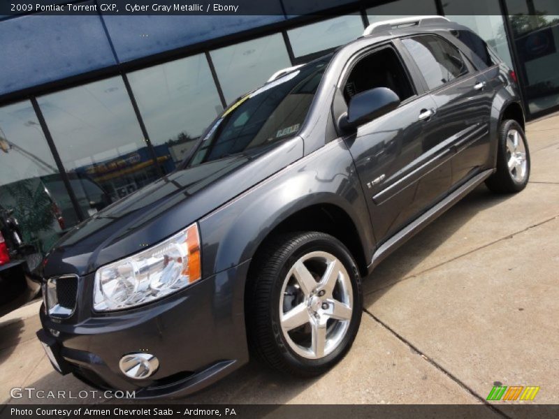 Cyber Gray Metallic / Ebony 2009 Pontiac Torrent GXP