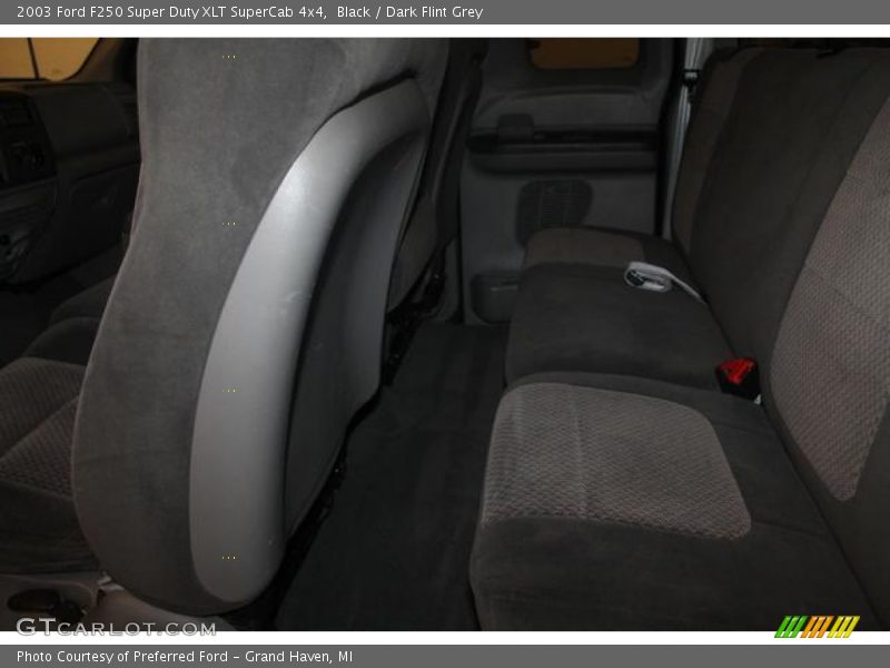 Black / Dark Flint Grey 2003 Ford F250 Super Duty XLT SuperCab 4x4