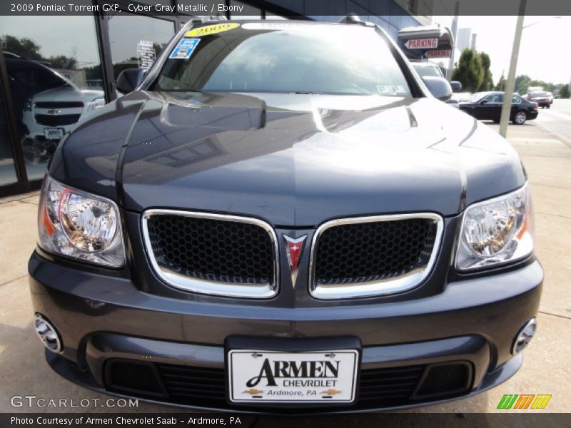 Cyber Gray Metallic / Ebony 2009 Pontiac Torrent GXP