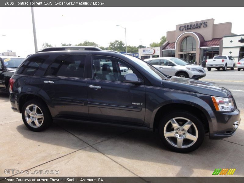 Cyber Gray Metallic / Ebony 2009 Pontiac Torrent GXP