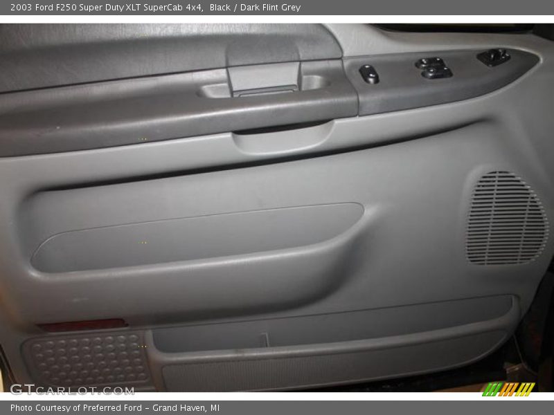 Black / Dark Flint Grey 2003 Ford F250 Super Duty XLT SuperCab 4x4