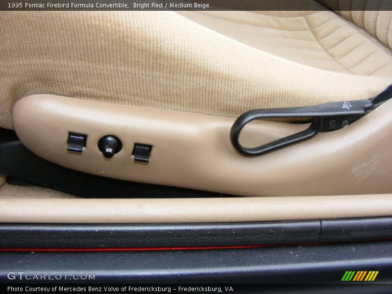 Bright Red / Medium Beige 1995 Pontiac Firebird Formula Convertible