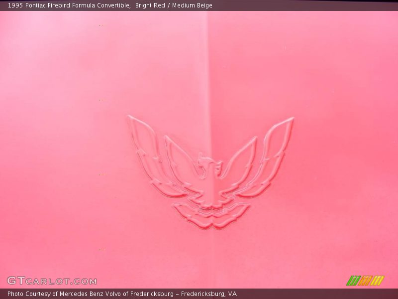 Bright Red / Medium Beige 1995 Pontiac Firebird Formula Convertible