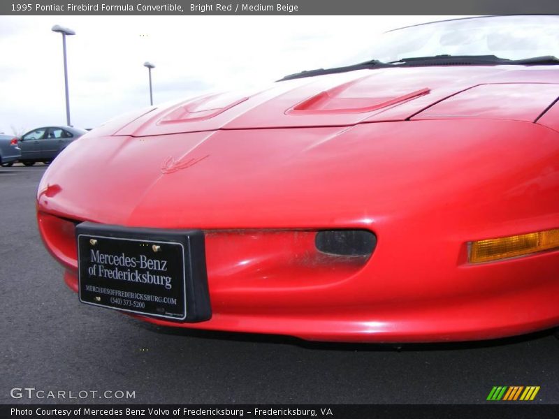 Bright Red / Medium Beige 1995 Pontiac Firebird Formula Convertible