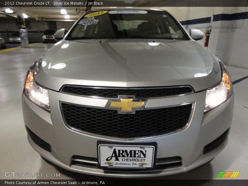 Silver Ice Metallic / Jet Black 2012 Chevrolet Cruze LT