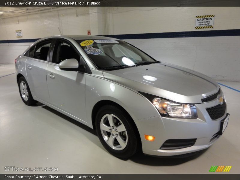 Silver Ice Metallic / Jet Black 2012 Chevrolet Cruze LT