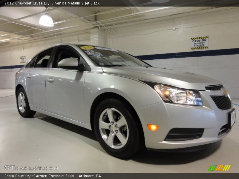 Silver Ice Metallic / Jet Black 2012 Chevrolet Cruze LT