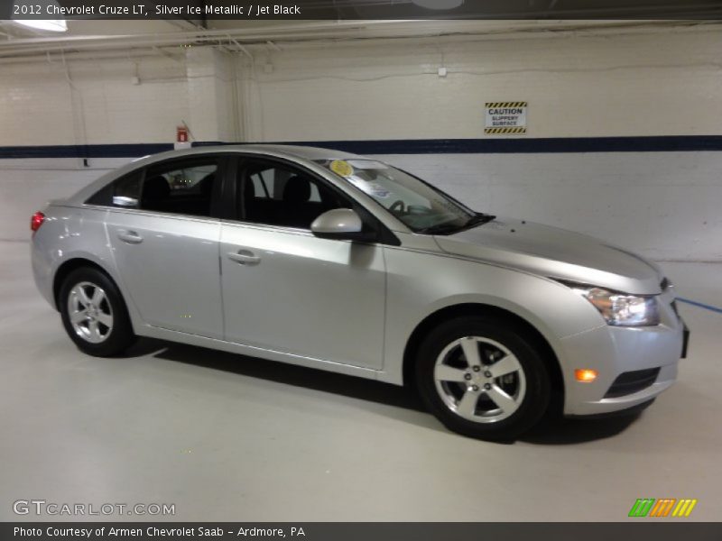 Silver Ice Metallic / Jet Black 2012 Chevrolet Cruze LT