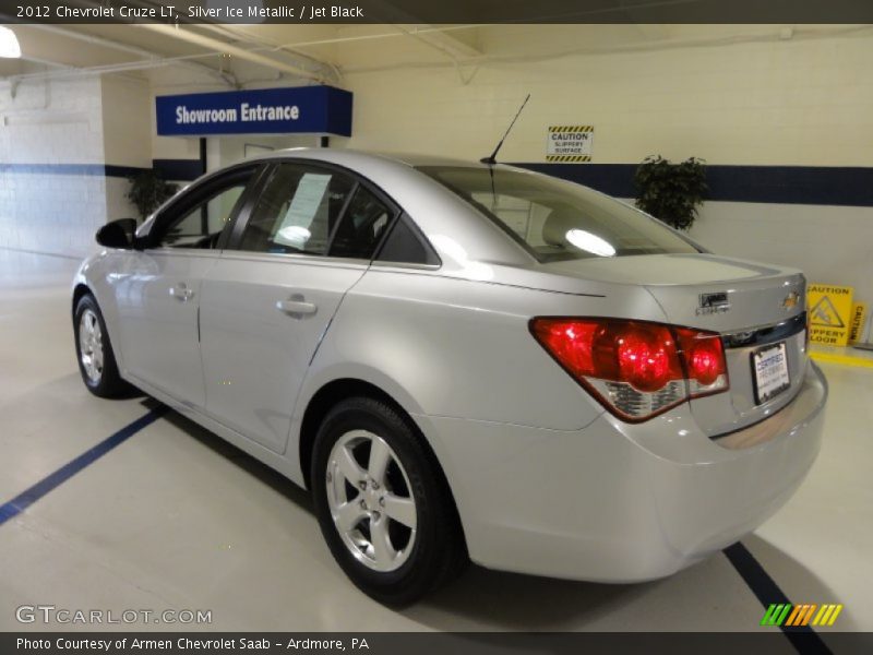 Silver Ice Metallic / Jet Black 2012 Chevrolet Cruze LT