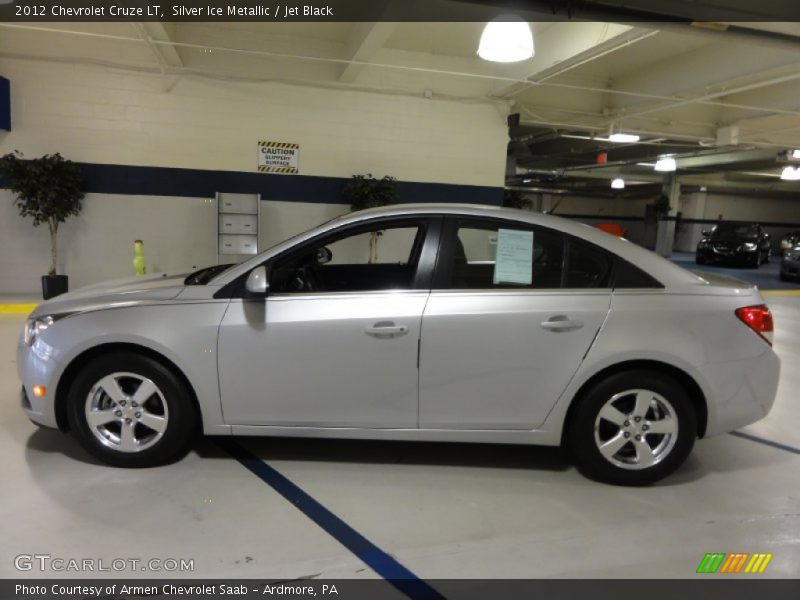 Silver Ice Metallic / Jet Black 2012 Chevrolet Cruze LT