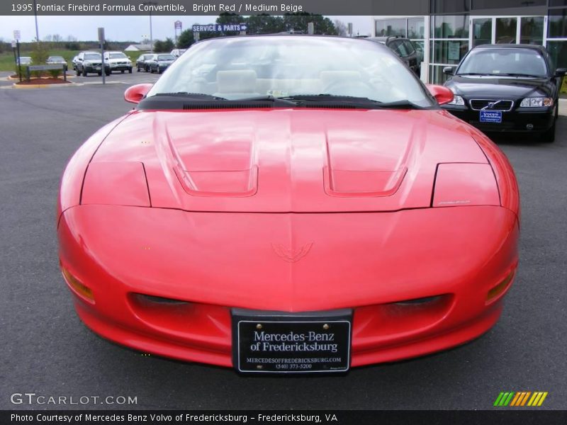 Bright Red / Medium Beige 1995 Pontiac Firebird Formula Convertible