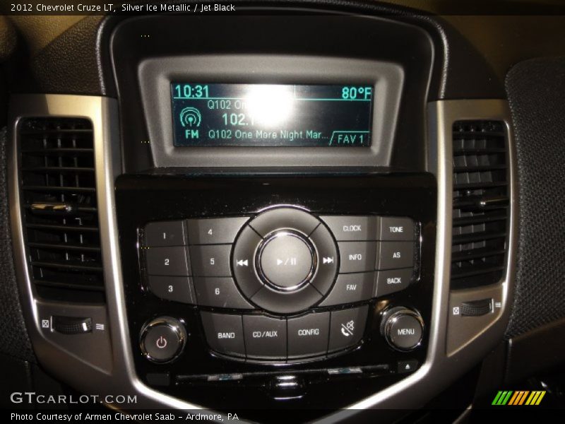 Silver Ice Metallic / Jet Black 2012 Chevrolet Cruze LT