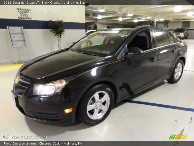 Black Granite Metallic / Jet Black 2012 Chevrolet Cruze LT