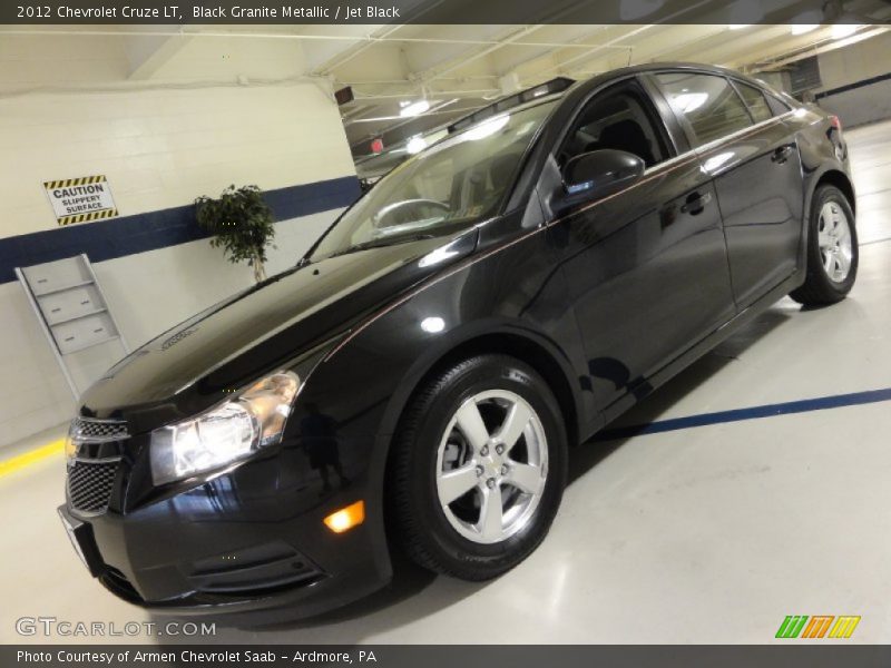 Black Granite Metallic / Jet Black 2012 Chevrolet Cruze LT