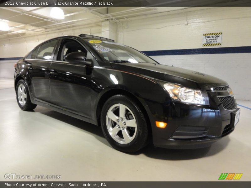 Black Granite Metallic / Jet Black 2012 Chevrolet Cruze LT