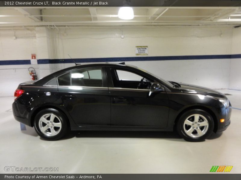 Black Granite Metallic / Jet Black 2012 Chevrolet Cruze LT